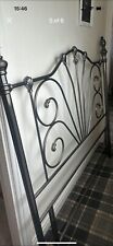 double bed metal headboard