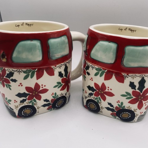 Volkswagen bus mug set - volkswagen,
