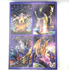 500 Piece Jigsaw Puzzle x4 Wizards and Dragons Complete Fantasy Multipuzzle