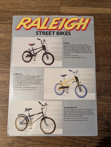 Original raleigh street - original, bikes