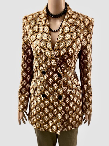 Zara blazer geometric - blazer, print