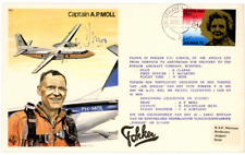 RAF TP5 Cover Flown Fokker F.27 Signed Captain A P Moll 1117 of 1178