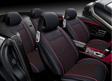 Deluxe black red - pu, leather