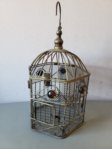 Decorative metal bird cage - decorative,