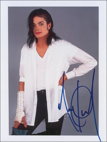 Michael jackson signed - jackson,