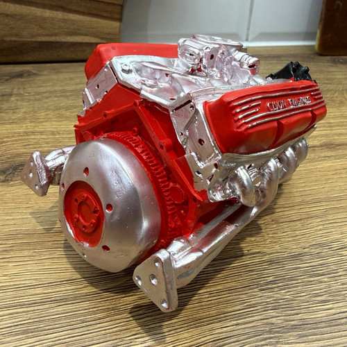 Custom painted engine - custom,