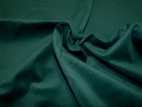 Forest green velvet fabric - green, fr