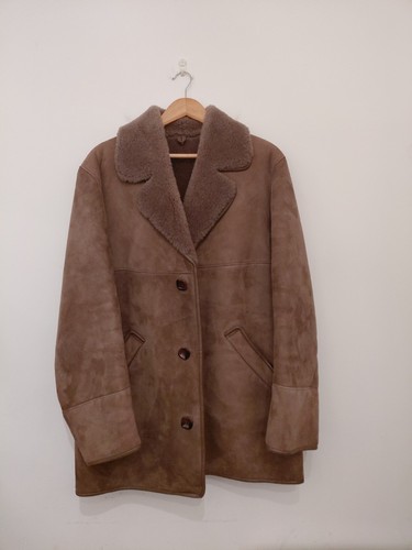 Vintage sheepskin coat 42 - sheepskin, uk
