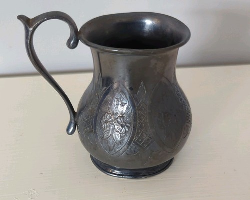 Vintage cream milk jug silver - milk,