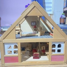 Beautiful Wooden Dolls House