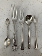 5 VTG Silver Plate 1937 King