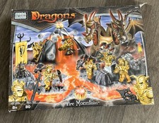 Mega Bloks Dragons Fire Mountain 9882 with Two Headed Dragon Complete with box 
