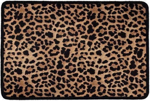 Leopard print rug soft - leopard,