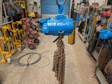 Bromwade Pneumatic Air Chain Hoist 500kg (0.5t) 10m Height Of Lift *Ex Hire*