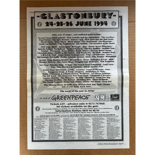 Glastonbury 1994 nick - glastonbury,