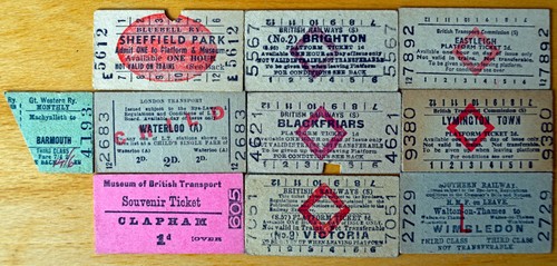 10x railway tickets - tickets, inc