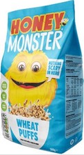 Honey Monster Wheat Puffs (aka