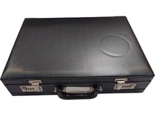 Black briefcase with - black,