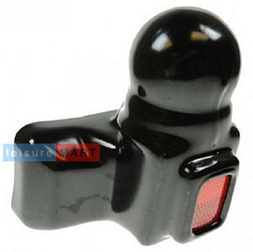 Black pvc towball - black,