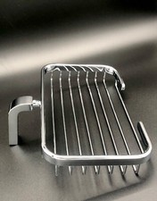 Soap Dish - Large Wall Mounted - Polished Chrome - Brass Construction - by Flova