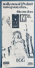 EGG 1970 vintage UK ADVERT DEBUT ALBUM Prog DERAM Nova SDN 14