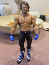 Wrestling Figure WWE AJ Styles Mattel 2011 VGC Blue And Black Blue Gloves