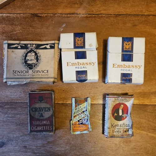Rare empty cigarette packs - rare,