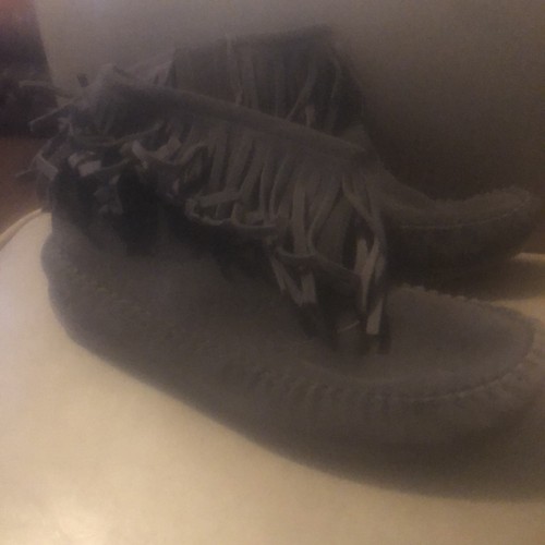 Emu ankle moccasin style boots - moccasin,