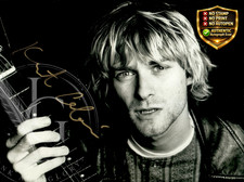Kurt cobain autograph reprint - cobain,