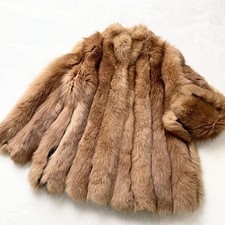Rare Sable Blue Fox Real Fur
