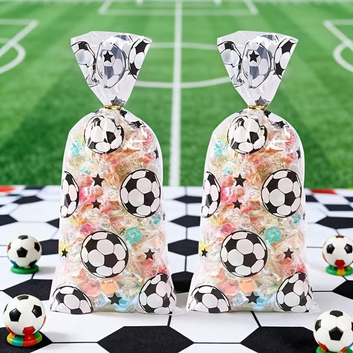 Football cellophane party bags - football,