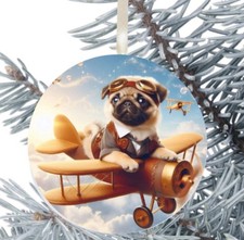 Samoyed Dog Hanging Bauble