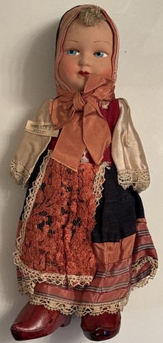 Vintage holland dutch doll - holland,
