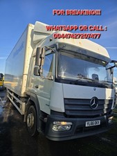 2016 Mercedes Atego 1321 For
