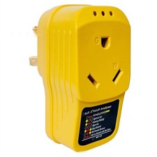 RV Surge Protector 30-Amp Adapter Circuit Analyzer with LED Indicator Light