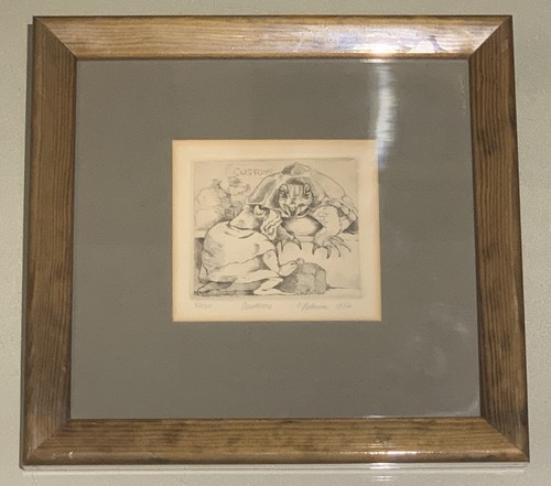 Vintage signed art - c, pelavin