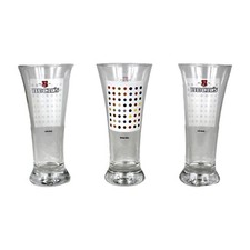 3 x Beck's Beer Pilsner Shape