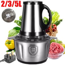 2/3/5L Electric Meat Grinder Mincer Mixer Blender Food Chopper Processor Blender