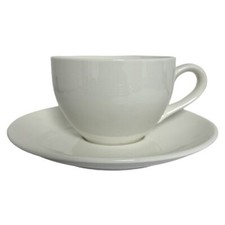 Set of 6 Tea Cups & Saucers 175ml/14.5cm, Serving Hot Beverage, Tea, Coffee