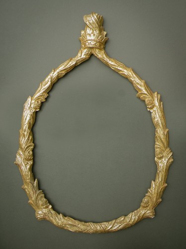 Large hand carved gilded - hand,