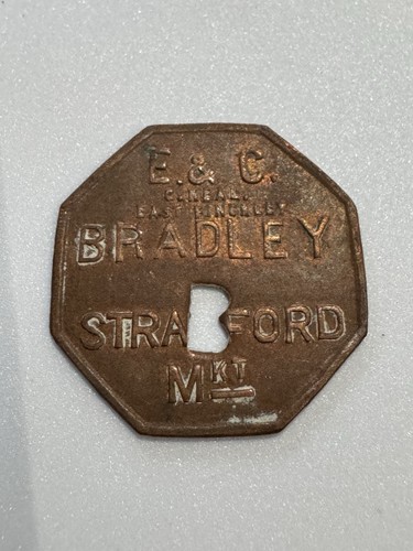 Antique stratford market token - stratford,