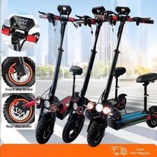 2 Style Electric Scooter Adult Teen Folding Long Range Off-Road E-Scooter