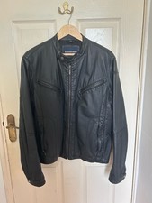 Men's Leather Biker Jacket