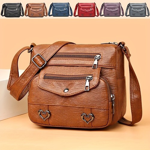 Retro multi pockets crossbody - multi,
