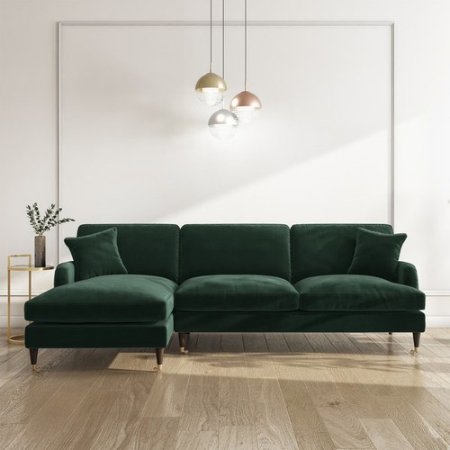 Seater sofa shaped velvet - 4,