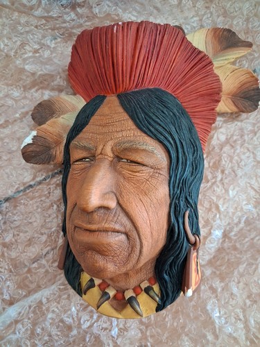 Vintage bossons chalkware head - bossons,
