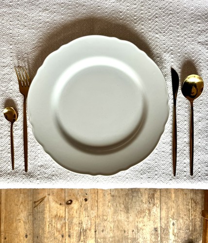 Stainless steel gold cutlery - gold,
