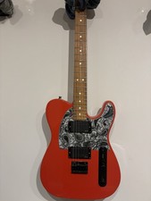 Fender Telecaster Mex In Red Loaded With EMG Pickups & Fender Tweed Hard case