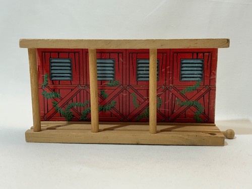 Wooden open sided train track - sided,