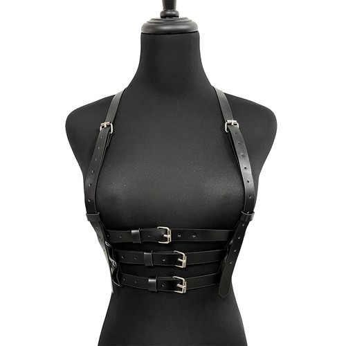 Women leather harness - leather,